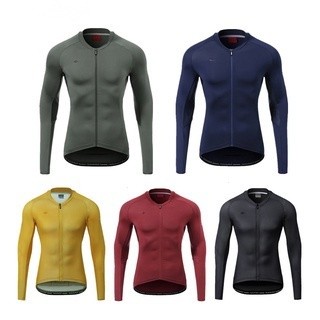 Santic Nam Tay Dài Xe Đạp Jersey Đi Xe Đạp Jersey Thiết Kế Phản Quang Túi Thoáng Khí Xe Đạp Áo Sơ Mi