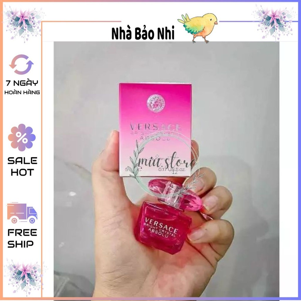  Nước hoa mini Versace Bright Crystal Absolu 5ml