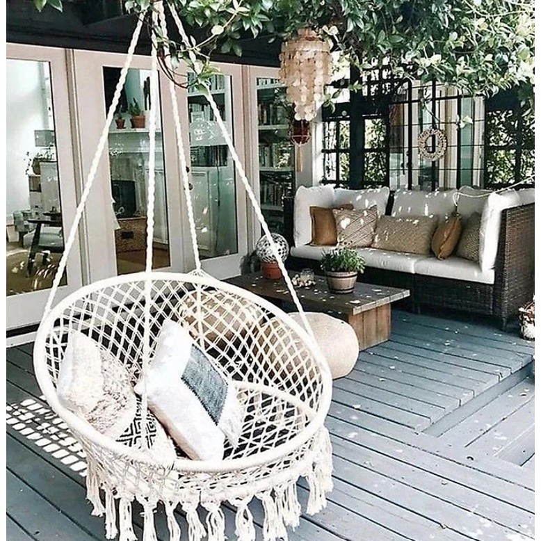 Xích đu treo JT Home Decor decor trang trí homestay hiện đại