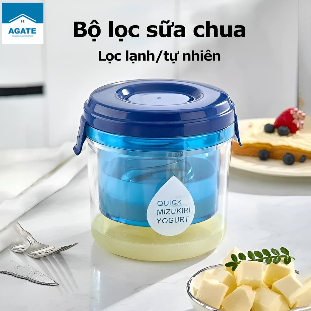 Bộ lọc sữa chua Hy Lạp,cốc làm sữa chua hy lạp,có lò xo 304 không gỉ tách váng nhanh
