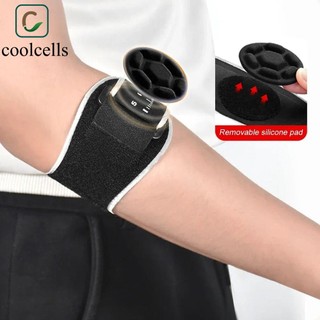 COOLCELLS Băng tay khuỷu bảo vệ thể thao, nén điều chỉnh, lót khuỷu chuyên nghiệp, dây đeo tennis cho nam nữ