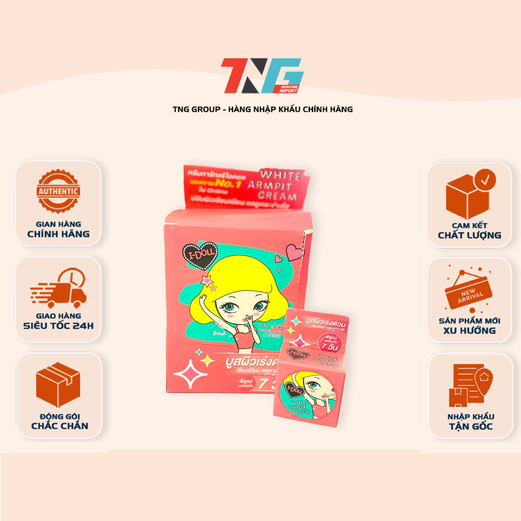 [CHÍNH HÃNG] Kem dưỡng thâm nách IDOL WHITE ARMPIT CREAM