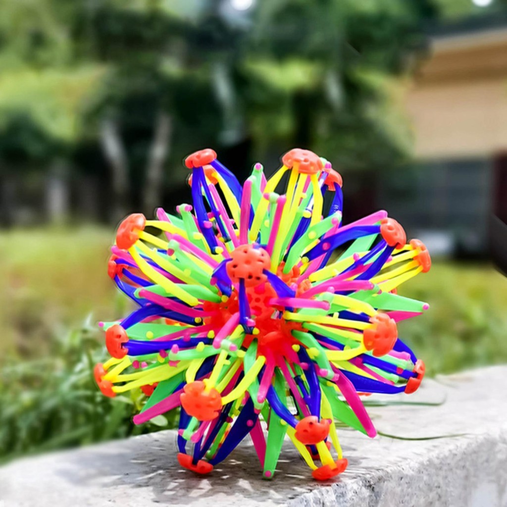 Colorful Inflatable Ball Novelty Outdoor Large Expansion Ball Safe Expandable Sphere Toy Magic Toy B