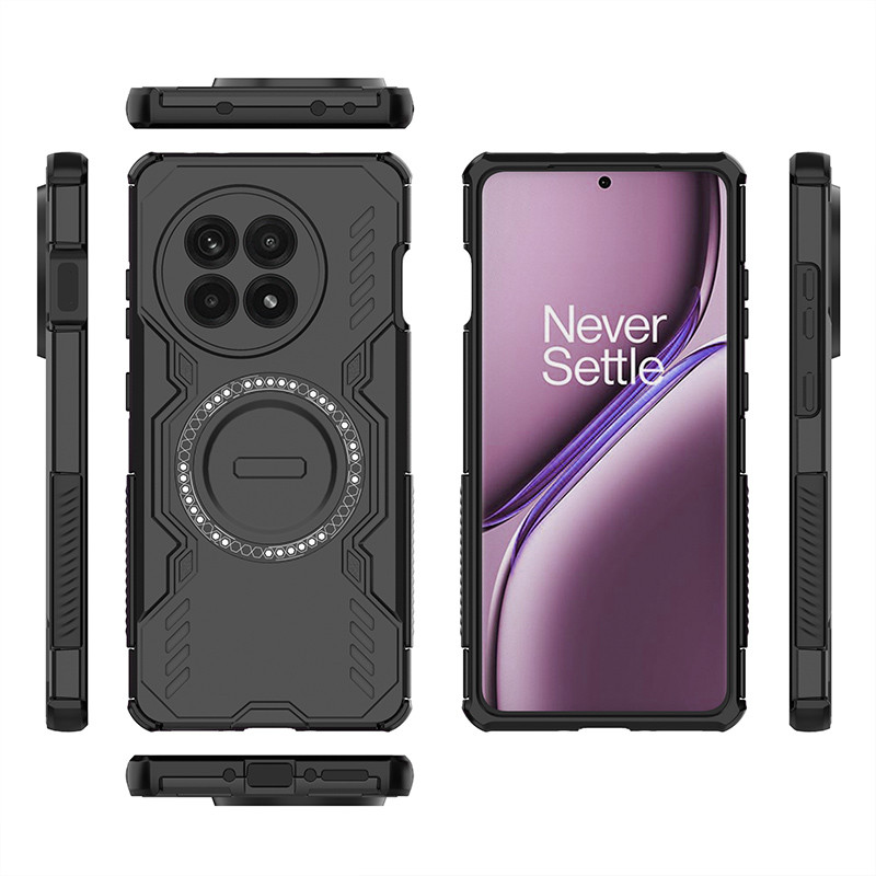 Dành Cho OnePlus ACE 5 5Pro Ốp Lưng 2in1 TPU PC Armor Cứng AirBag Từ Tính Sạc Không Dây Vỏ Điện Thoạ