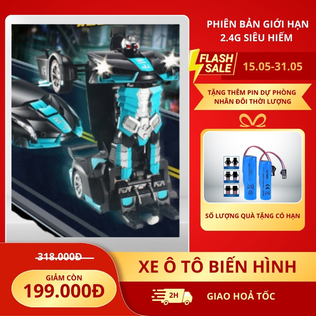 Xe Robot Biến Hình Siêu Ngầu