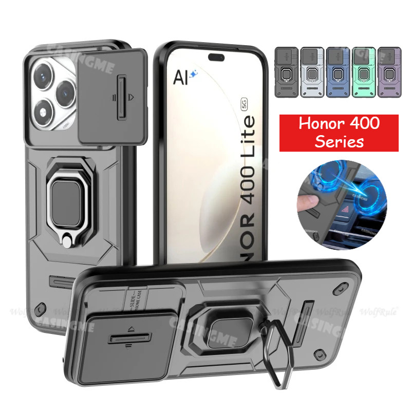Dành Cho Honor 400 Lite 5G 2025 Trượt Bảo Vệ Ống Kính Máy Ảnh Vòng Giá Đỡ Dành Cho Honor400 Honor400