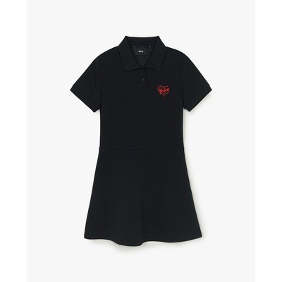 MLB - Đầm polo mini Heart Slim Fit_3FOPH0153-50BKS