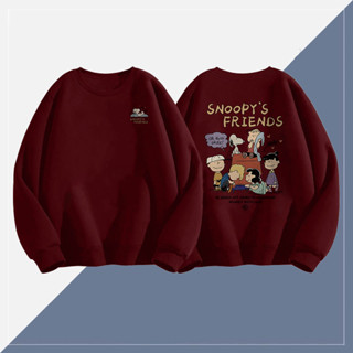  Beeyanbuy nam Snoopy áo hoodie cotton thời trang in hình nhện tím unisex 100% cotton-P001068 20241126 