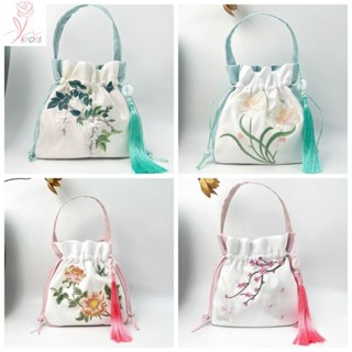  KBOSS túi xách nữ đi chơi tết túi gấm thêu hoa túi xách đỏ túi xách nữ xinh 