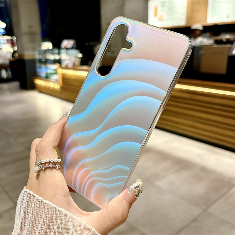 Dành Cho Samsung S24 S23 Ultra 20fe Ốp Lưng Điện Thoại Laser Gradient S22Ultra Mạ Cho S21 Ultra S23 