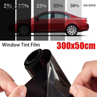 Wuzia 1 Cuộn 50x3m Giấy Dán Xe Ô Tô, Chống Trầy Xước Chống Tia UV Cửa Sổ Tint Phim, Bền Màu Đen Khối UV Bóng Nắng Kính Dán Kính Chắn Gió