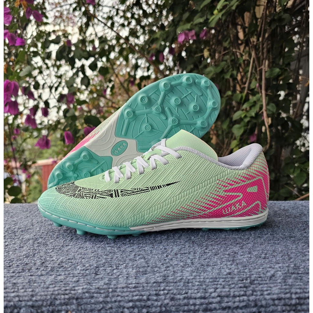 [TẶNG QUÀ] Giày Đá Bóng WAKA VAPOR 16 ACADEMY [Tặng Kèm Tất] Đệm EVA, Đế Cao Su, Khâu Full Đế