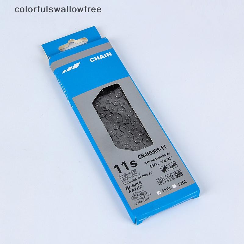Colorfulswallowfree 11 Dây Xích Tốc Độ HG901 11V Dây Xích Xe Đạp Đường Bộ Phụ Kiện 116Links ABC