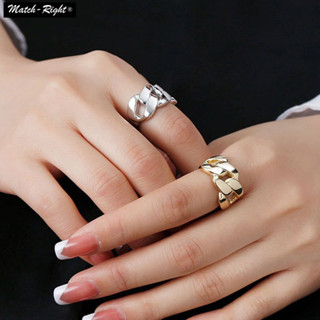  Nhẫn Titan Họa Tiết Xoắn Cho Nam Nữ Punk Cổ Điển Không Phai Màu Matellic Dây Xích Ngón Tay Nhẫn Cho Tiệc Hàng Ngày Quà Tặng Vòng Cổ Mặt Dây Chuyền 