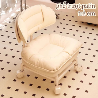 Ghế Nhỏ Tròn Đa Năng Có Bánh Xe,Ròng Rọc Ghế Ngồi Thấp Ghế Xoay Trẻ Em,Ghế Thay Giày Tại Nhà, Ghế Thay Tã