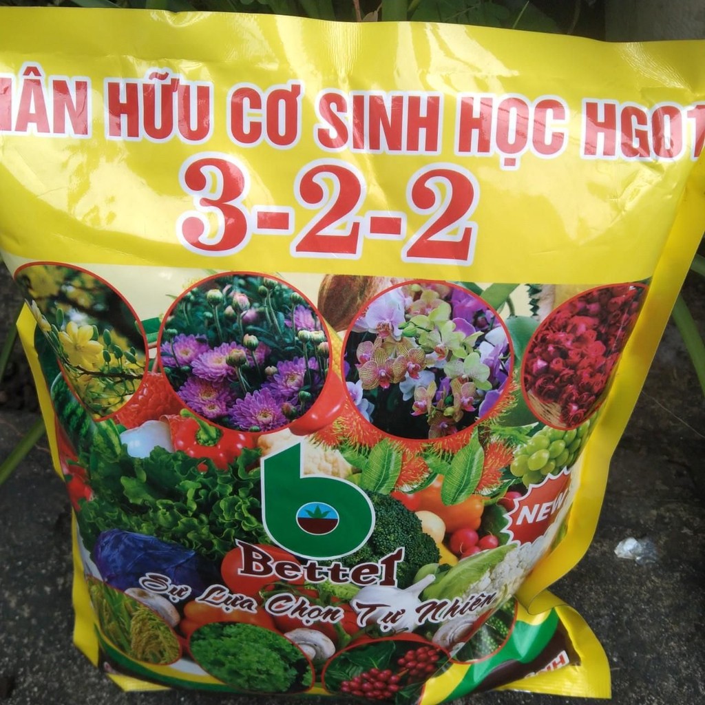 Phân hữu cơ sinh học vi sinh Better 1kg NPK: 3-2-2