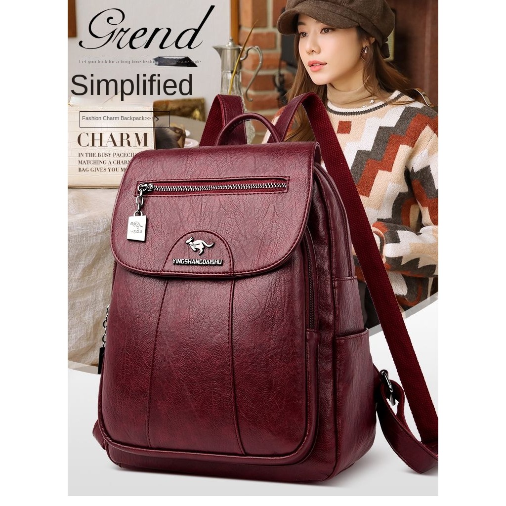 New Women's Backpack Backpack New Women's Backpack Women's Korean-Style Anti-Theft Casual Travel Bag