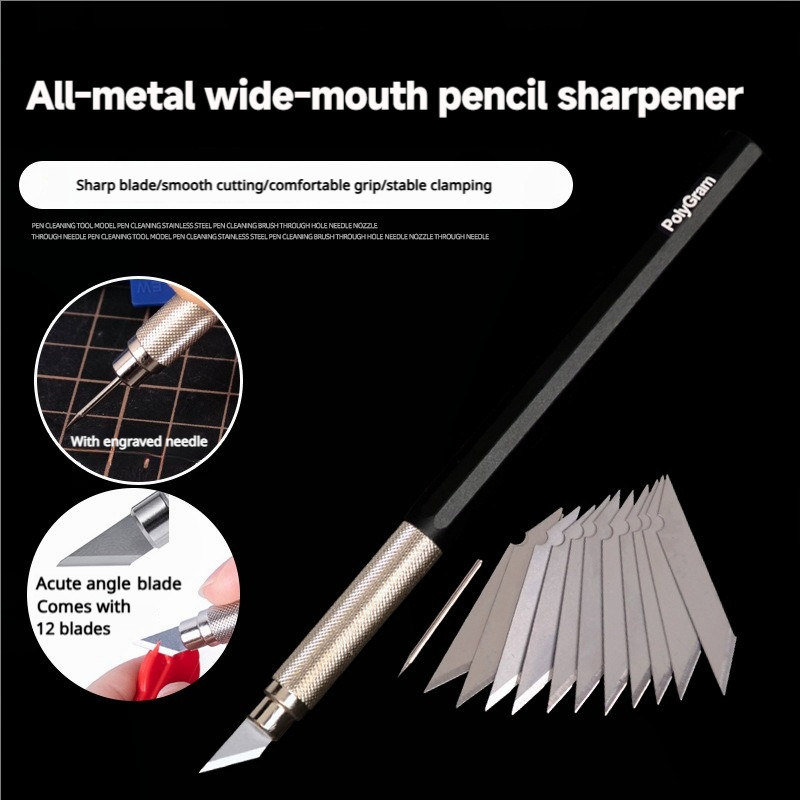 Gunpla Lưỡi Rộng Bút Dao Công Cụ Khắc Kim Loại Gunpla Mô Hình Làm Dụng Cụ Thủ Công Dao Để Làm Mô Hìn