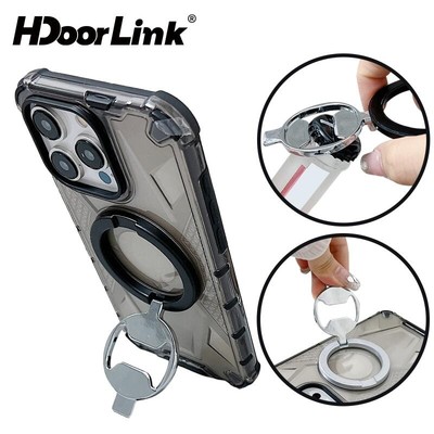 HdoorLink Giá đỡ vòng điện thoại từ tính Dụng cụ mở nắp chai Hợp kim kim kim loại Giá đỡ điện thoại di động Giá đỡ máy tính để bàn
