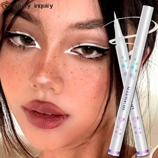  THIẾT BỊ YÊU CẦU Bút kẻ mắt dạng lỏng Bút vẽ mặt màu trắng Siêu mịn Nhanh khô Không nhòe Neon Tint Mịn Tự nhiên Lâu trôi Công cụ trang điểm mắt 