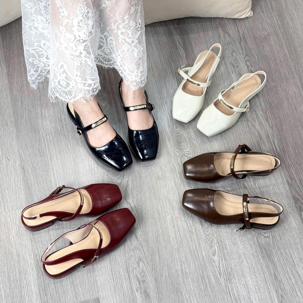 [ D141 - Cao 3p ] Sandal nữ gót 3p mẫu mới ra mắt phong cách hàn quốc Sandal nữ 2025  Dép sục Sandal