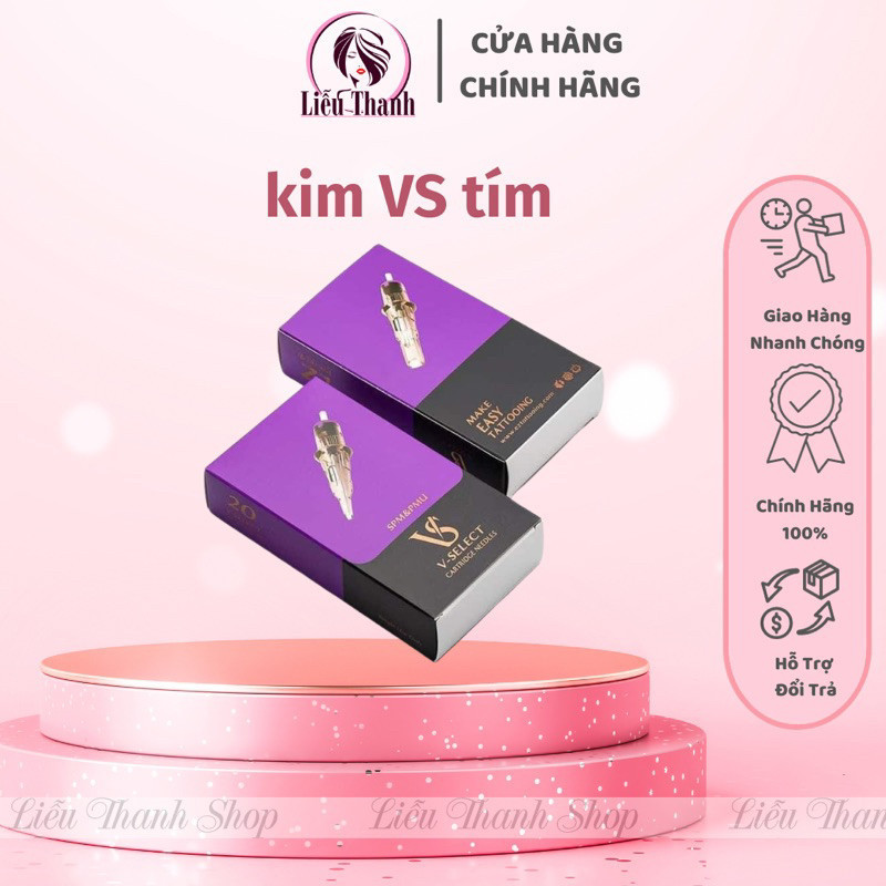 (ship hỏa tốc) Kim xăm Ez VS V Select Kim Đạn Máy Pen Cho Phun Xăm Thẩm Mỹ  - LieuThanhShop