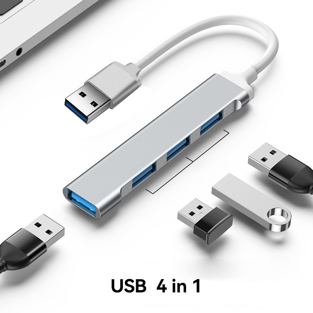 -CLUBLU- HUB Bộ Chia Cổng Chuyển Đổi USB3.0 to Type-C Lighting 4in1 cho PC MacBook Laptop Điện Thoại | BigBuy360 - bigbuy360.vn