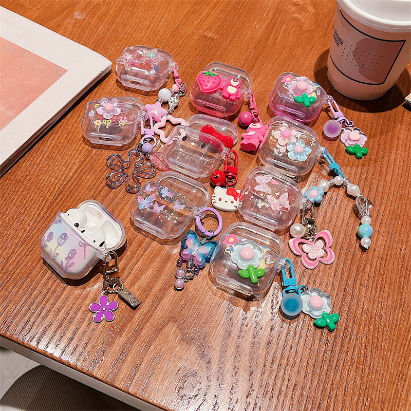 Dành Cho Disney FX-951B Vỏ Tai Nghe Nhiều Màu Sắc gradient DIY Cá Tính Hoa Bướm Vòng Tay