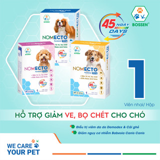  Viên Trị Ve Rận Nomecto - Đánh Bay Bọ Chét Giữ Chó Khỏe Mạnh 