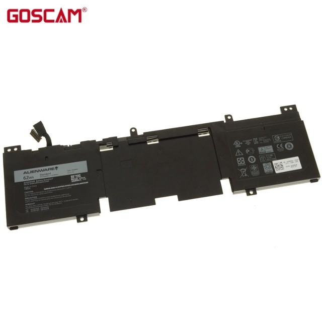 ✿Pin máy tính xách tay 62wh n1wm4 cho Dell Alienware 13 R2 13.3 "2vmgk 02vmgk 257v0 0257v0 3v806
