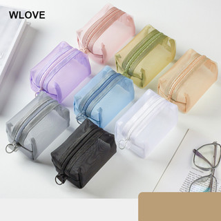 Túi lưu trữ lưới, Túi cầm tay Mini, Túi lưu trữ tai nghe, Hộp lưu trữ cáp dữ liệu, Túi dây kéo son môi cầm tay
