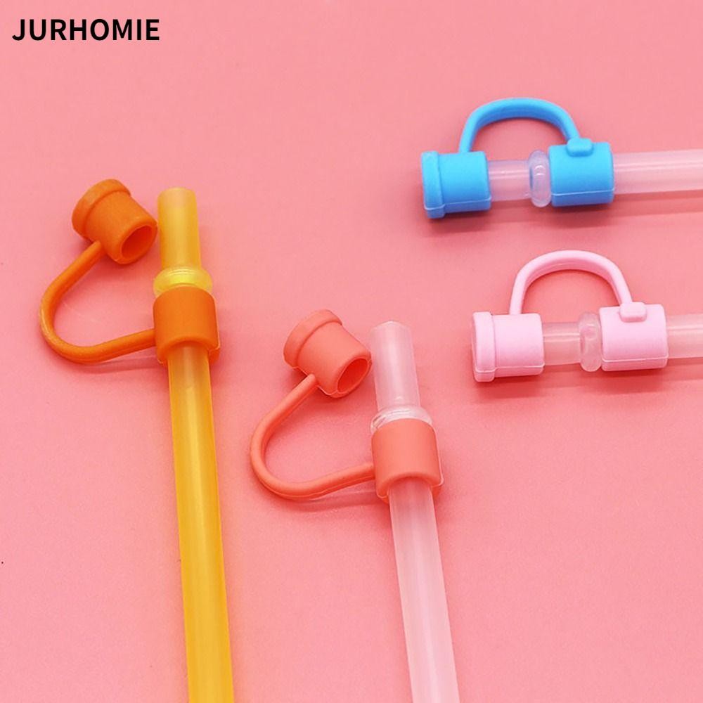 JURHOMIE Ống Hút Topper, Niêm Phong Tốt 8 Mm Đầu Ống Hút Bao, Mũ Bảo Vệ Di Động Nắp Ống Hút Chống Bụ