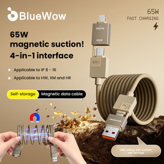 Cáp sạc nhanh từ tính 4 trong 1 BlueWow Cáp Usb Type C cho dây cáp sạc Usb C