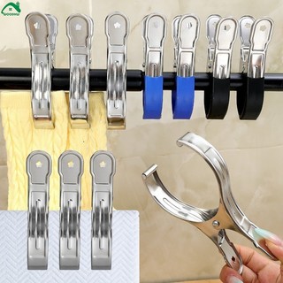 [Trang chủ] Kẹp phơi đồ giặt | Kẹp quần áo bằng thép không gỉ 5,5-13cm 4 kích cỡ, chốt kim loại chống gỉ cho quần áo / tờ Sử dụng ngoài trời trong nhà