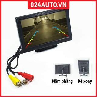Màn hình camera lùi LCD 5 Inch full HD,đầu vào video: AV1, AV2, ưu tiên đảo ngược
