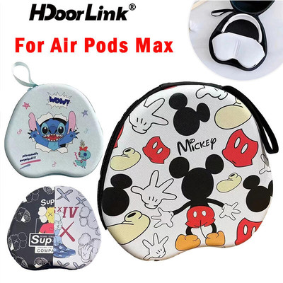 Túi đựng tai nghe không dây di động HdoorLink Air-Pods Max Vỏ bảo vệ chống sốc