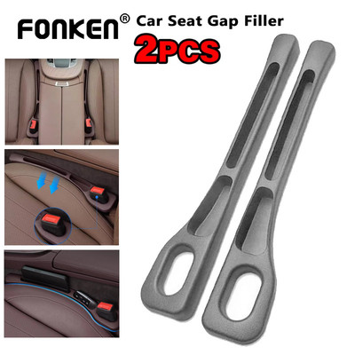 Fonken 2 Chiếc Ghế Ô Tô Khoảng Cách Chất Trang Trí Chống Thấm Nước Đa Năng Chặn Dải 2 Khe Sắp Xếp Lưu Trữ