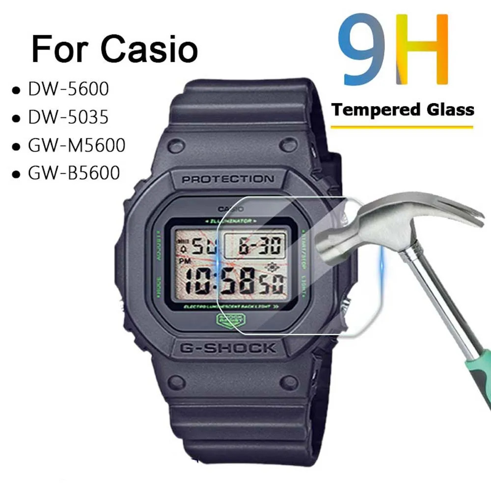 Phim bảo vệ màn hình kính cường lực chống trầy xước độ phân giải cao cấp 9h cho Casio GW-B5600 GW-56