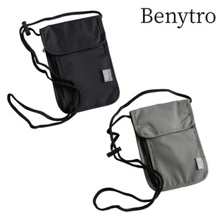 Túi đựng tài liệu BENYTRO, Túi ID hộ chiếu RFID Nylon đa chức năng, Túi đựng hộ chiếu chống nước Unisex Du lịch
