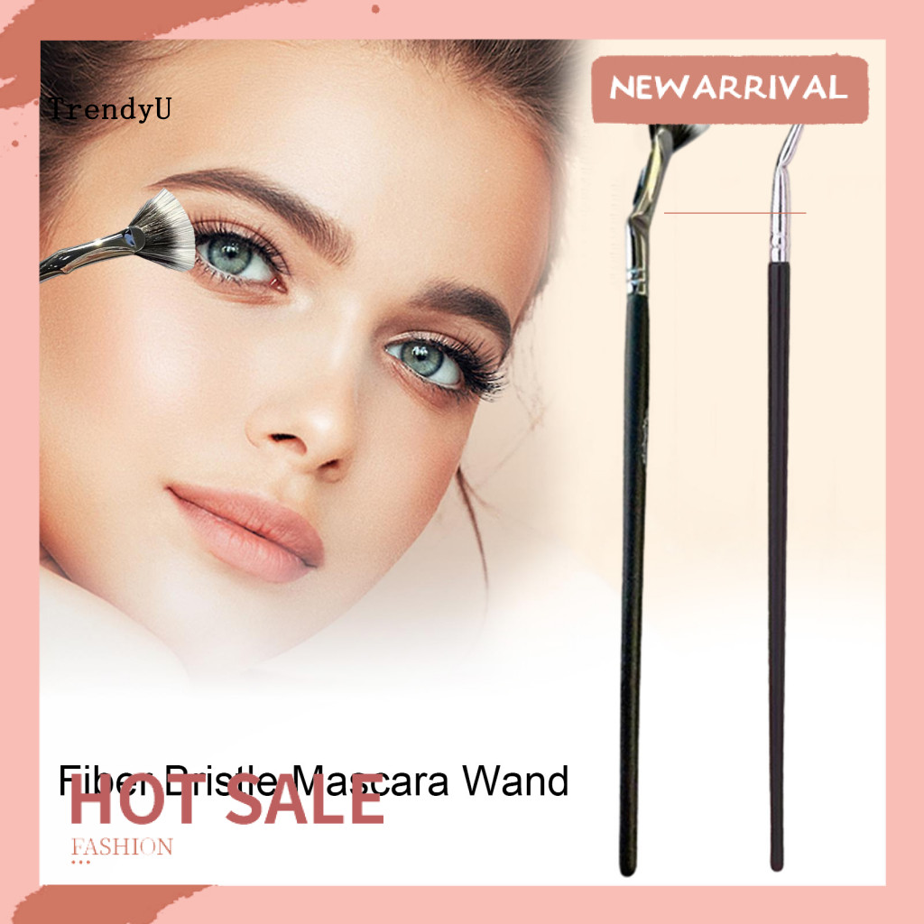 TRD Mascara Smearing Công cụ phòng chống lem Bàn chải lông mi 2 chiếc Bàn chải Mascara hình quạt để 