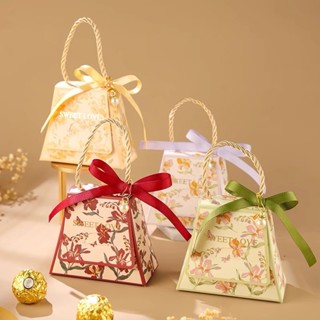 Hộp Đựng Quà Tặng Phong Cách Hàn Quốc Pastel Kèm Ruy Băng Có Tay Cầm [2 kích thước] - Mẫu mới 2023 Hepyy times_store