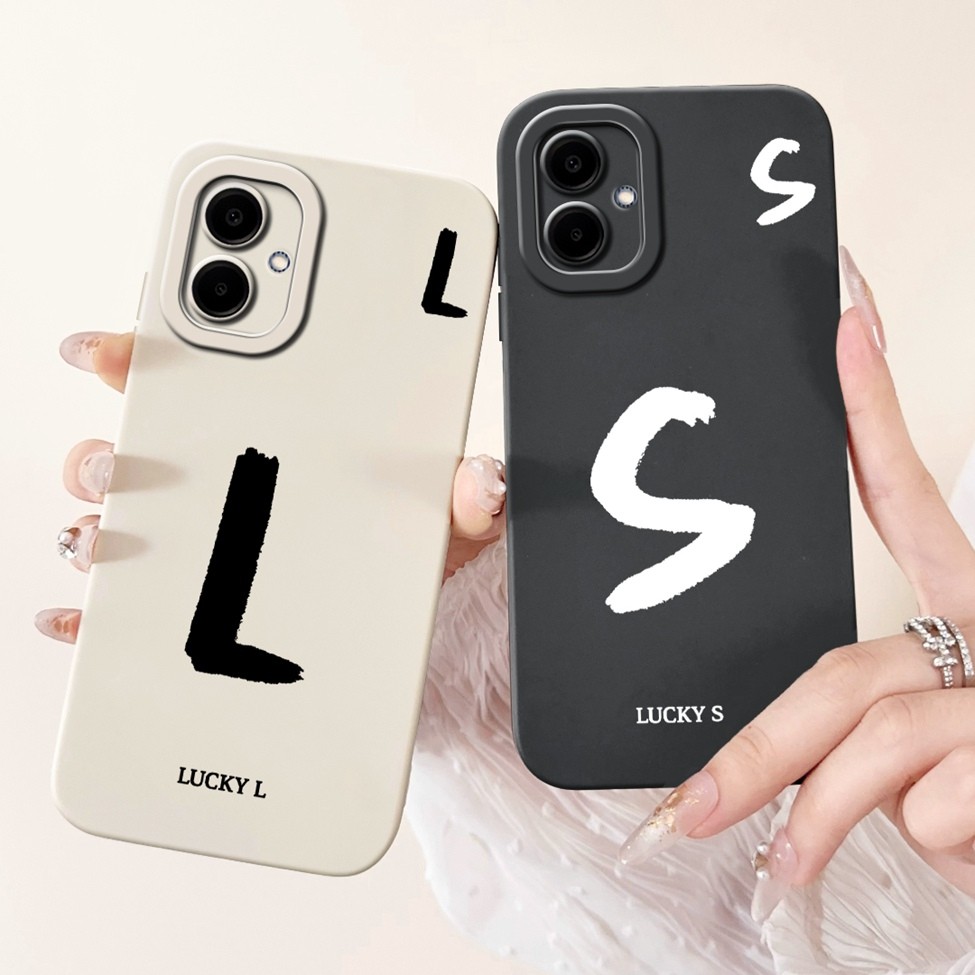 Dành Cho Samsung Galaxy Samsung Galaxy A06 4G A065F A065M Ốp Lưng Samsung A06 Chữ Thời Trang Đơn Giả
