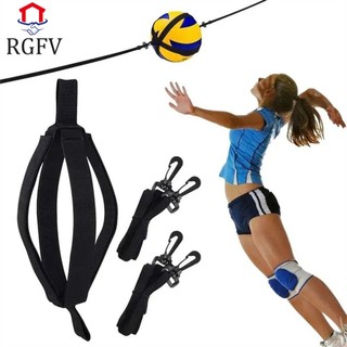 Đai bóng chuyền FUSIONBYTE, Dụng cụ hỗ trợ huấn luyện bóng chuyền có thể điều chỉnh chống mài mòn, Độ đàn hồi cao Thực hành kỹ năng luyện tập bóng chuyền Huấn luyện viên trả lại bóng