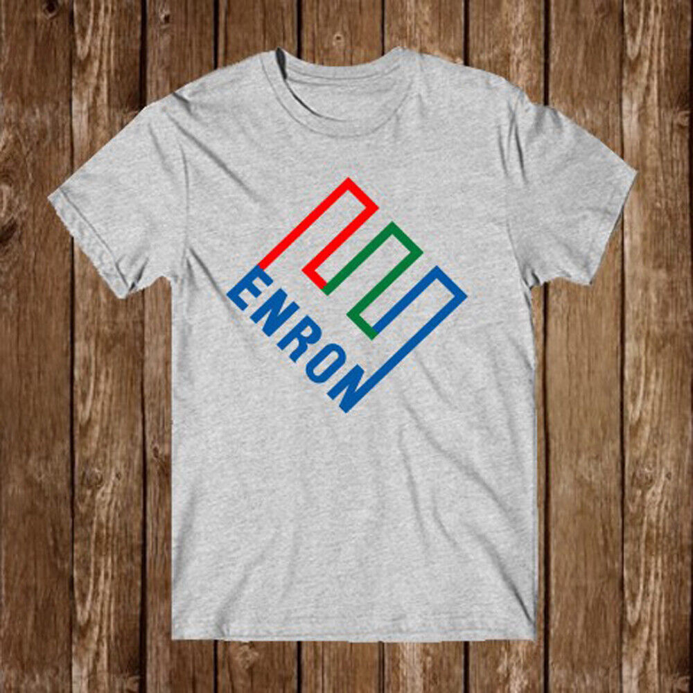 Áo thun nam màu xám Enron Quần áo nam mới nổi bật