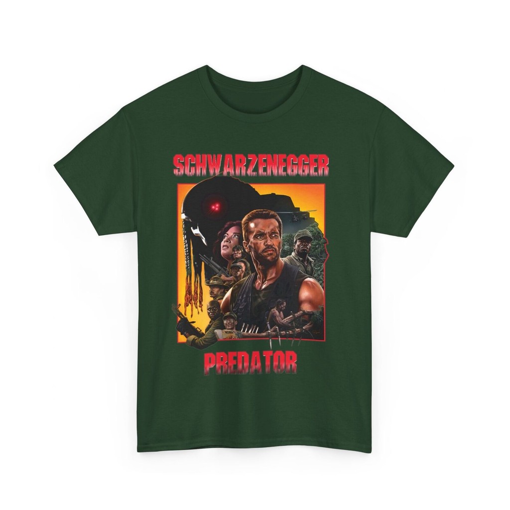 Áo thun phim Arnold Schwarzenegger Áo thun Cotton nặng