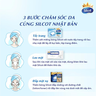 Khăn Khô Lau Mặt Silcot - Túi 40 miếng