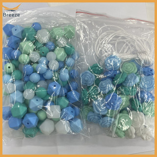 Gió 200 Chiếc Tự Làm Vòng Cổ Vòng Tay Hạt Bộ Hạt Silicon Cho Thủ Công Thủ Công Vòng Tay Trang Sức Với Dây 5M