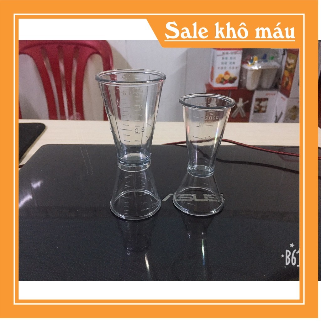[ Sỉ ] JIGGER nhựa 2 đầu 10-20ml và 20-40ml
