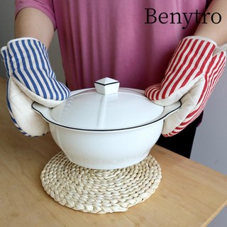 Benytro Găng tay lò vi sóng BENYTRO, Găng tay nửa ngón tay cách nhiệt chống bỏng, Khay kẹp chịu nhiệt độ cao dày