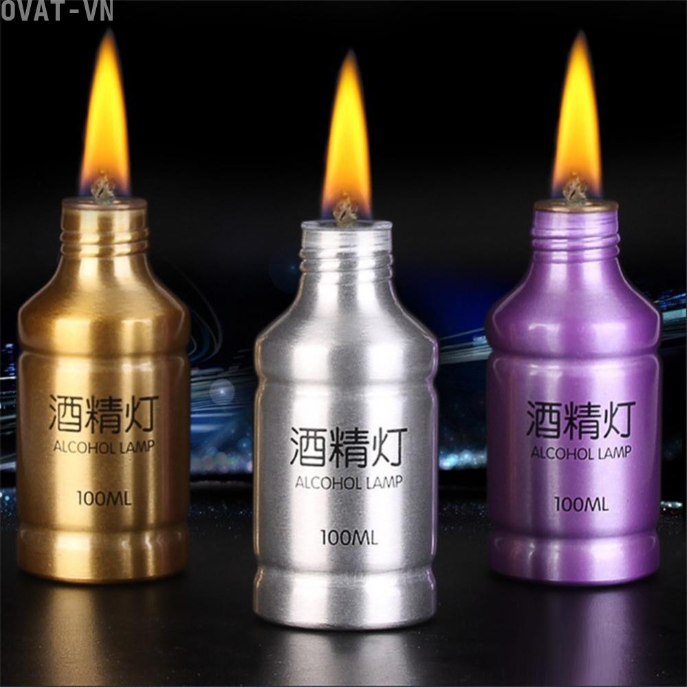[OVN]High Quality Alcohol Lamp Stoves Survival Camping 100ml Chemistry Lab Tool